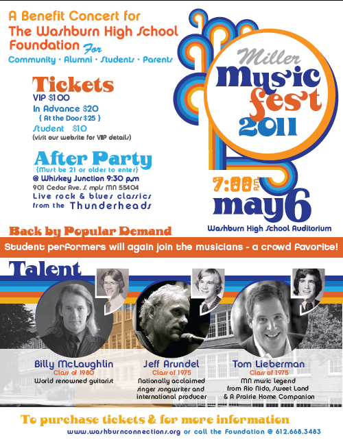 2011 Miller Music Fest - Flier